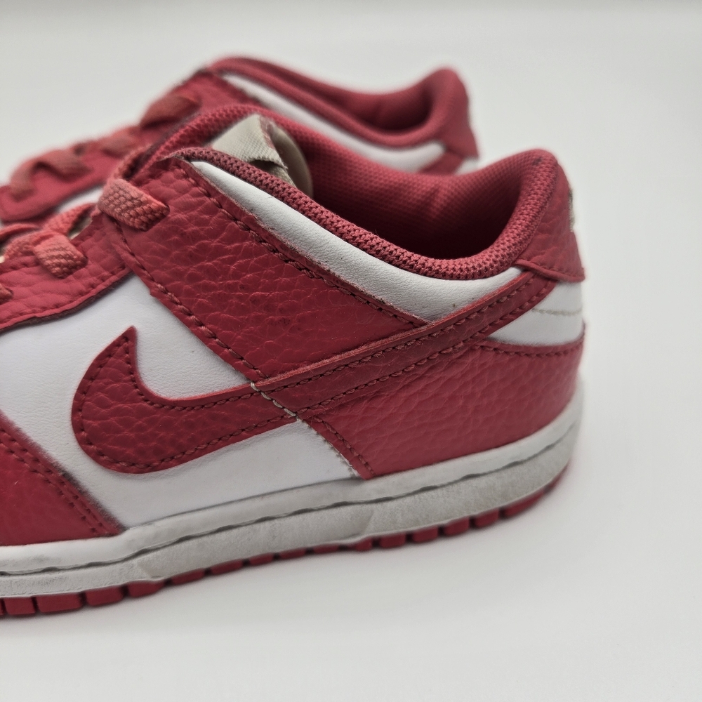 Nike Dunk Low Archaeo Reddish Pink White Unisex Toddler Size 10C DC9562-111 - Picture 2 of 14